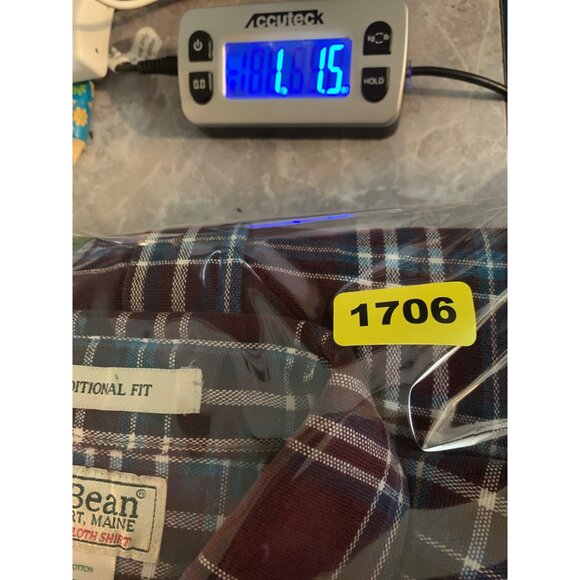 LL Bean Men’s Traditional Fit Chamois Cotton Shirt, M Tall Item 277982 Long Slee - Picture 6 of 7